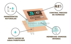 Sobre Bóveda 62% 4gr. Regulador De Humedad Curado X2 Sobres en internet