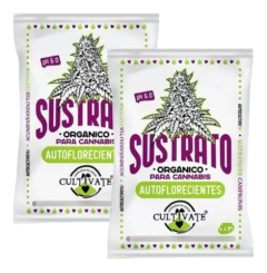 Sustrato Autoflorecientes Interior Exterior Cultivate 25l X2