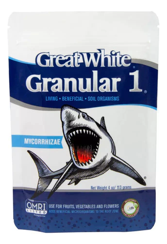 Micorrizas Premium Tiburón Great White Granular 1 Raíces