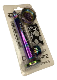 Pipa De Metal Tornasolada + Picador Mini + Rejilla X5 - comprar online