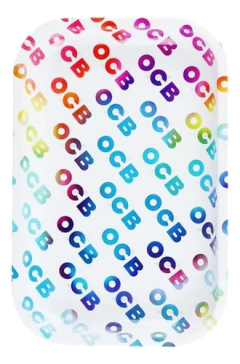 Bandeja Ocb Metálica Multicolor Mediana 29x19cm