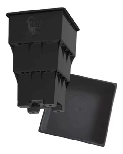 Maceta Roots House 18 Lt. + Plato Cultivo Autopoda Radicular