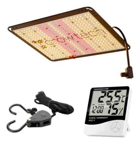 Panel Led Growtech Quantum Board Q150 Con Poleas Htc