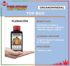 Potenciador De Floración Top Bud 250 Ml. - Top Crop - comprar online