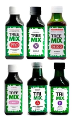 Combo Completo Treemix 200 Ml Pro + N + A + F + Candy + Mico