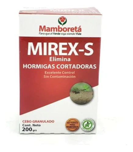 Mamboretá Mirex-s Cebo Mata Hormiga Cortadora Minera 200gr