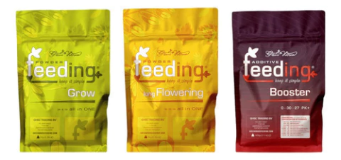 Combo Powder Feeding Grow + Long Flowering + Booster 500 Gr.