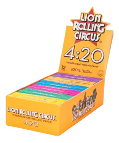 Lion Rolling Circus 420 Celulosa Caja X12 - Morocco Growshop