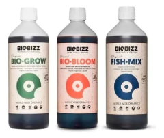 Biobizz Grow Bloom Fishmix Fertilizantes Combo 500ml