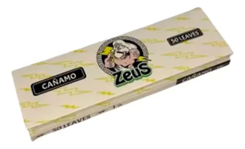Sedas Papelillos Zeus Cañamo 78mm Sabor Cañamo X 50 Hojas