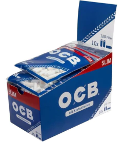 Pack X5 Unidades Filtros Ocb Slim Bolsa X120u. en internet