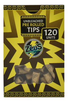 Tips Zeus Unbleached Pre Rolled Filtros Armados - comprar online