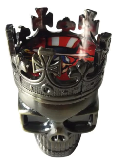 Picador De Metal Rey Calavera Skull 3 Partes Imantado - comprar online