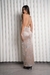 Vestido largo PARIS (slinky foil) - tienda online