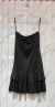 Vestido Strapless con volado (lycra diamond) en internet