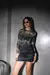 Basica escote redondo (tul estampado) - tienda online