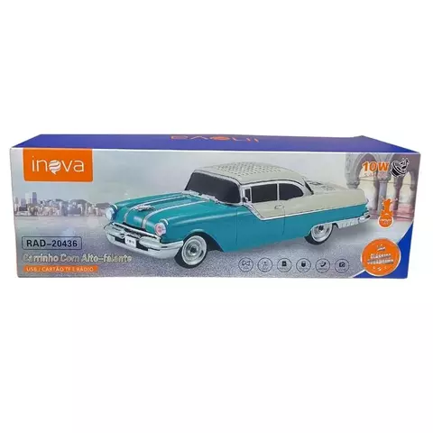 Carrinho com Alto-Falante INOVA - Bluetooth - RAD-20436
