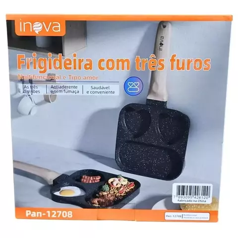 Frigideira Antiaderente com 3 Cavidades - INOVA- Pan-12708