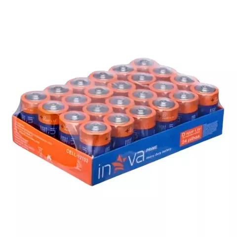 Pilha Alcalina INOVA - R20P 1.5V - Caixa Com 24 Uni - CELL-12153