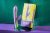 Vibrador Êxtase Collors Intt - Roxo/Verde - loja online