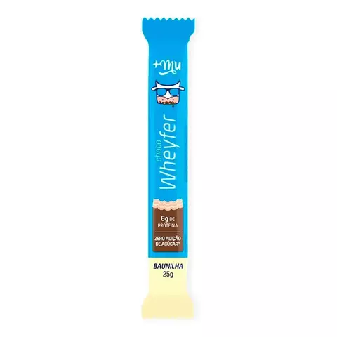 MAIS MU CHOCO WHEYFER BAUNILHA 25G - comprar online
