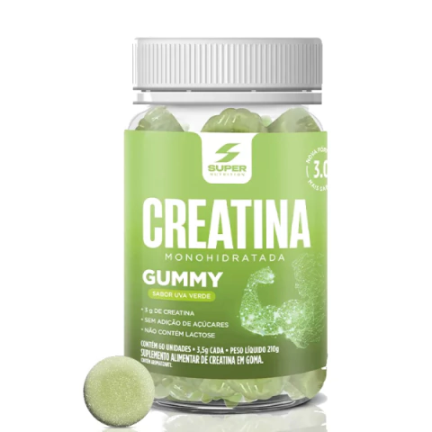 DESINCHA SUPERGUMMY CREATINA UVA VERDE 60 GOMAS