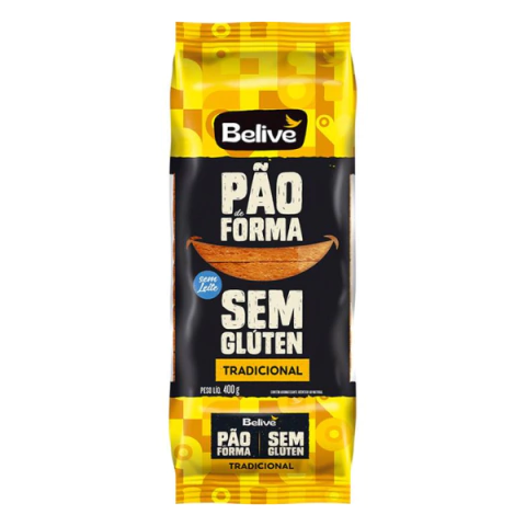 BELIVE PAO DE FORMA TRADICIONAL 400G