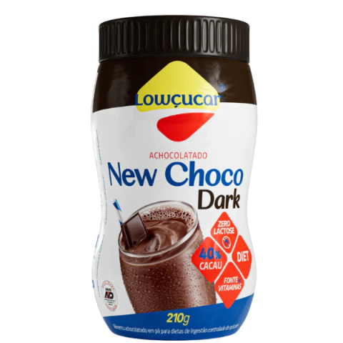 LOWCUCAR ACHOCOLATADO NEW CHOCO DARK DIET 210G