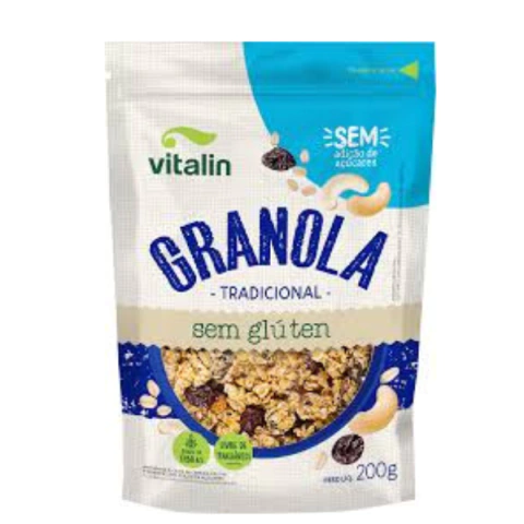 VITALIN GRANOLA TRADICIONAL ZERO AÇUCAR 200G