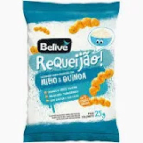 BELIVE SALGADINHO REQUEIJAO 25G