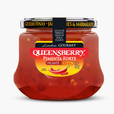 GELEIA QB GOURMET 320G PIMENTA VERMELHA FORTE