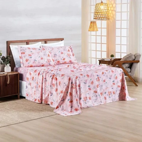 Jogo de Cama 04 Peças Linha Afeto 400 fios - comprar online