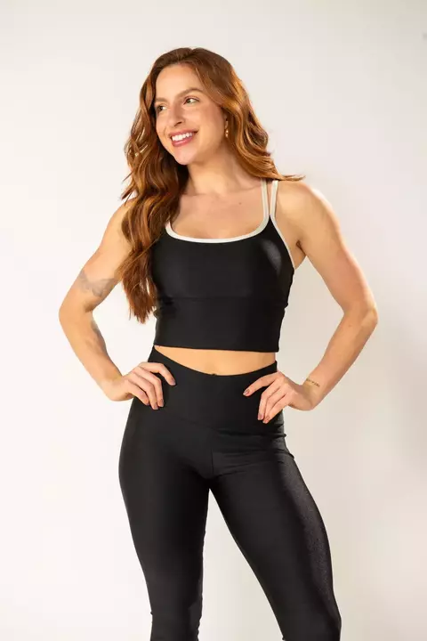 TOP GLOW PALA PRETO COM PÉROLA