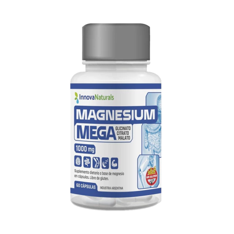 MAGNESIUM MEGA 1000 MG CAP x 60caps - comprar online
