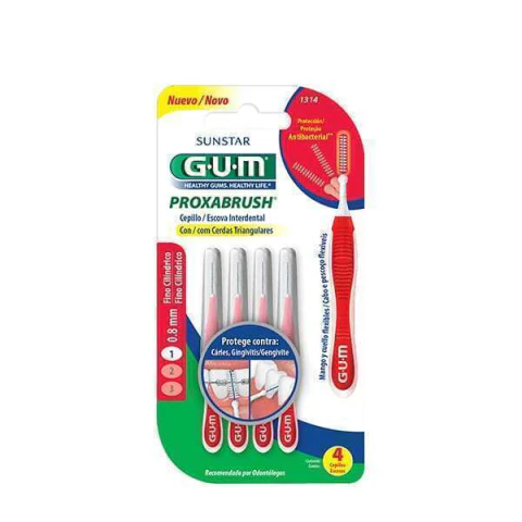 GUM 1314 INTERDENTAL PORTATIL 0.8MM - tienda online