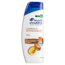 HEAD & SHOULDERS SHAMPOO LIMPIEZA Y REVITALIZACIÓN ARGÁN x 180ml
