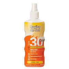 PROTECTOR SOLAR RAYITO DE SOL SPRAY INVISIBLE FPS 30 195ml - comprar online