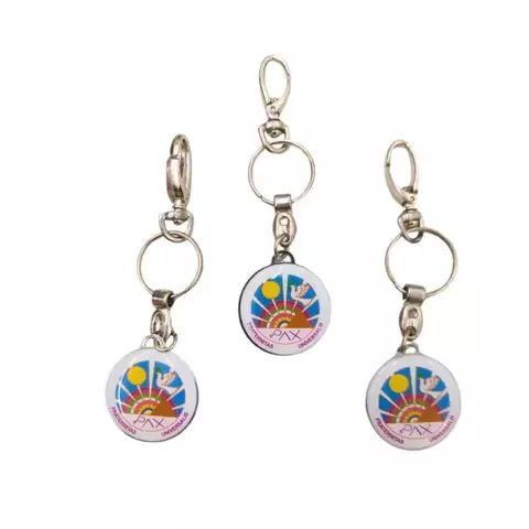 Chaveiro Redondo Pax