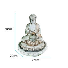 Fonte De Água Buda Da Paz Bola Giratória Efeito Led 01093 - comprar online