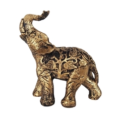 Estatueta Elefante Folhas Bibelô 14025 - loja online