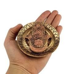 Incensário Pratinho Mão Fátima 13587 - Fraternidade PAX