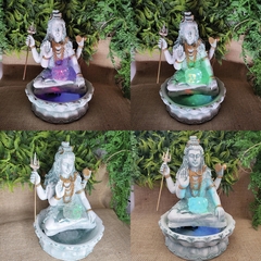 Fonte De Água Shiva Flor De Lótus Bola Giratória e Led 01062 - loja online
