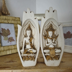 Estatueta Namastê Com Buda 05536 - Fraternidade PAX
