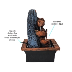 Fonte De Água Buda e Cascata De Folhas 01076 - loja online