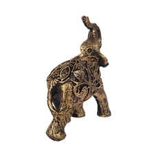Imagem do Estatueta Elefante Folhas Bibelô 14025