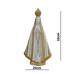 Nossa Senhora Aparecida com Terço Dourado - comprar online