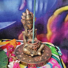 Incensário Deusa Hindu Pratinho 13584 na internet