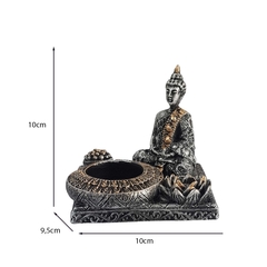 Incensário E Castiçal Base Buda Zen 13586 - comprar online