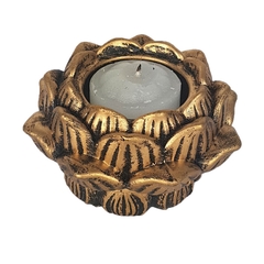 Incensário Castiçal Flor De Lótus Com Base 13057