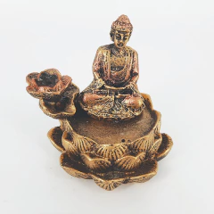 Incensário Cascata Buda Na Flor de Lótus 13081 - Fraternidade PAX